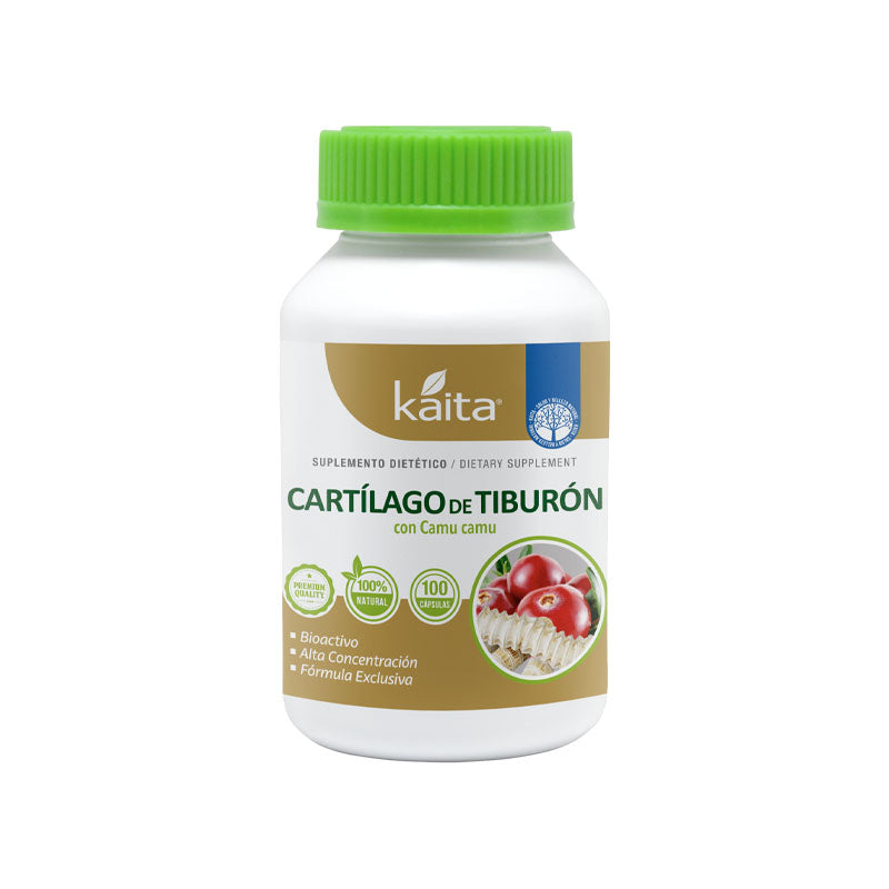 CARTILAGO DE TIBURON C/CAMU CAMU 100 UND