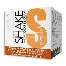 OMNILIFE SHAKE SUPREME COOKIES & CREAM CAJA X12