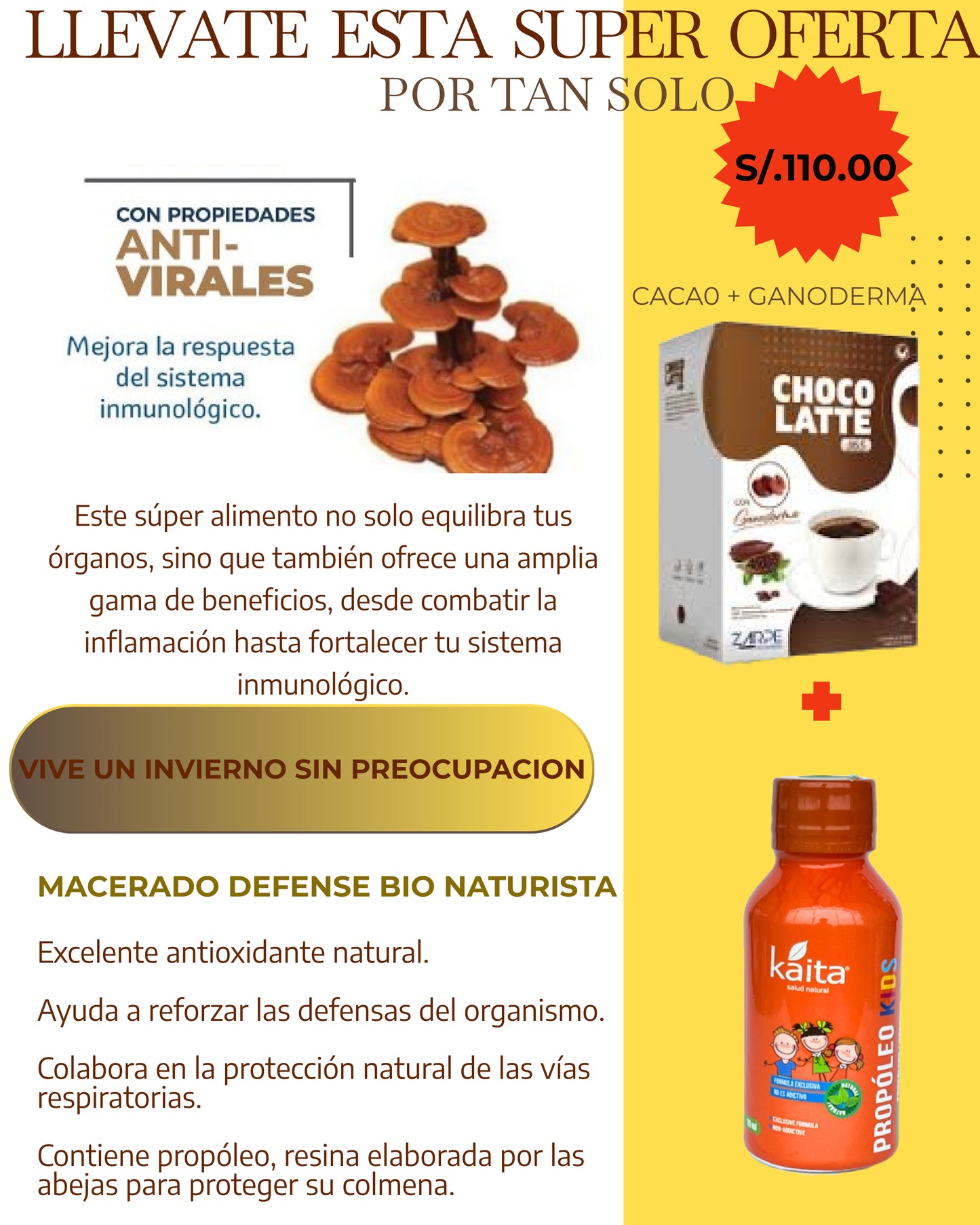 CHOCOLATTE + PROPOLEO